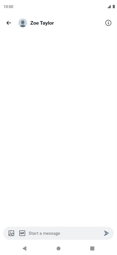 Press the text input field.
