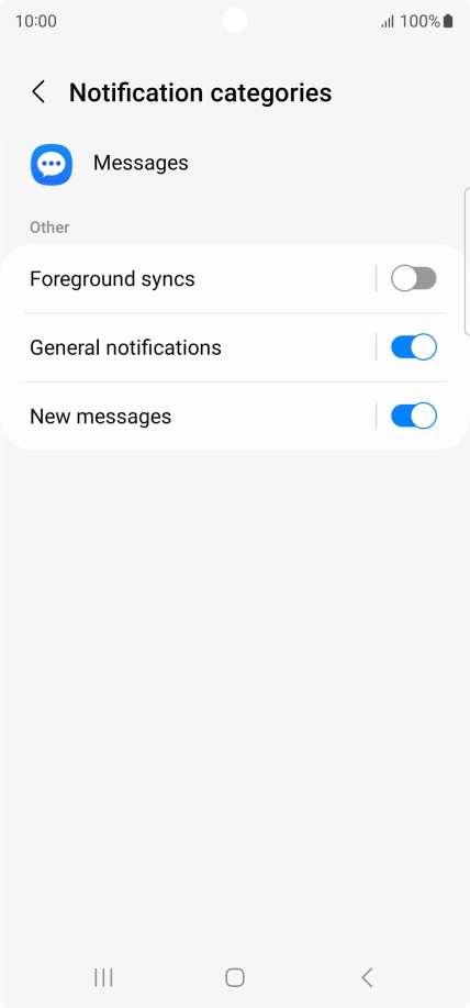 Press New messages (‹SIM›).
