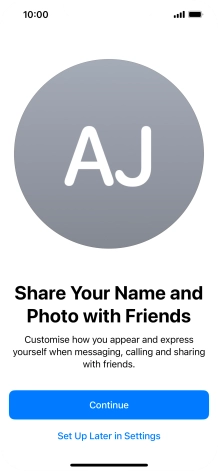 Press Continue. Press Continue.