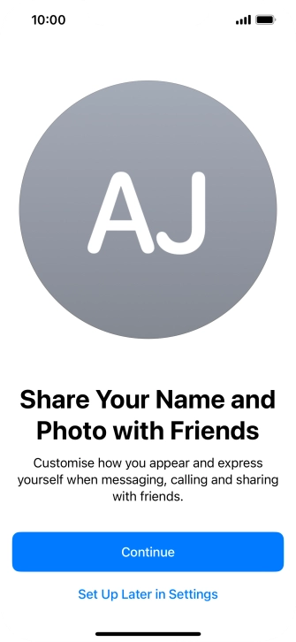 Press Continue. Press Continue.