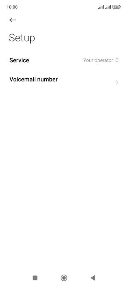 Press Voicemail number. Press Voicemail number.