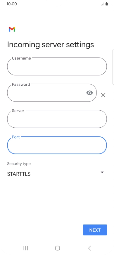 Press the drop down list below 
