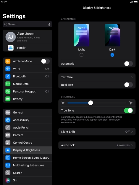 Press the indicator next to Press the indicator next to