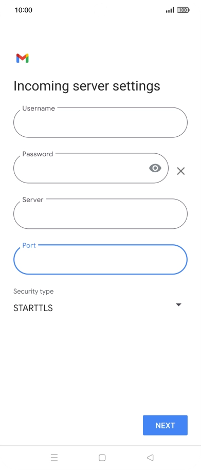 Press the drop down list below 