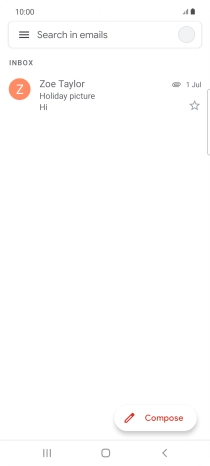 Press the profile icon. Press the profile icon.