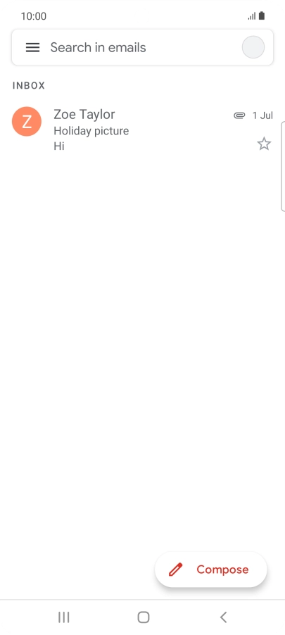 Press the profile icon. Press the profile icon.
