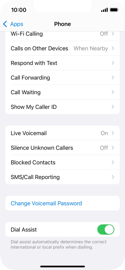 Press Silence Unknown Callers.