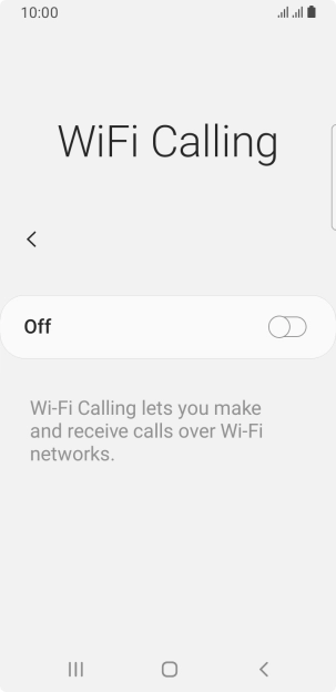 Press the indicator to turn the function on or off.