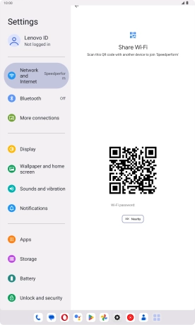 Place the QR code inside the camera frame on the other device to scan the code.