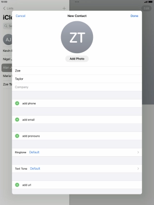 Press add phone. Press add phone.
