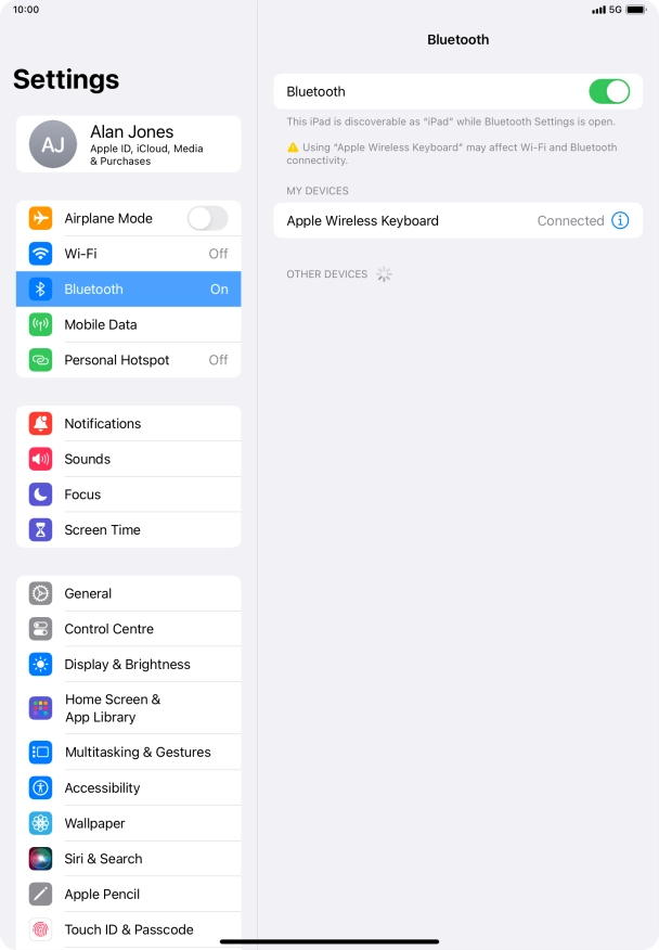 Slide your finger upwards starting from the bottom of the screen to return to the home screen.