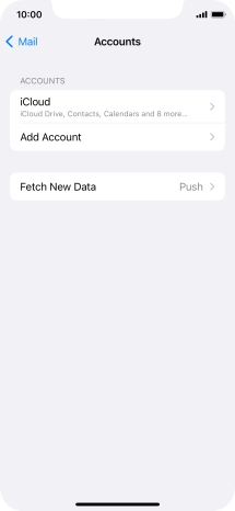 Press Add Account. Press Add Account.