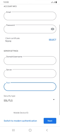 Press the drop down list next to 