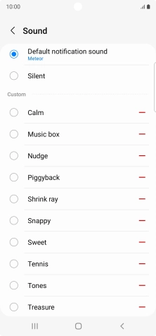 Press the required message tones to hear them.