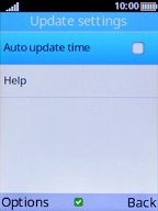 Select Auto update time.