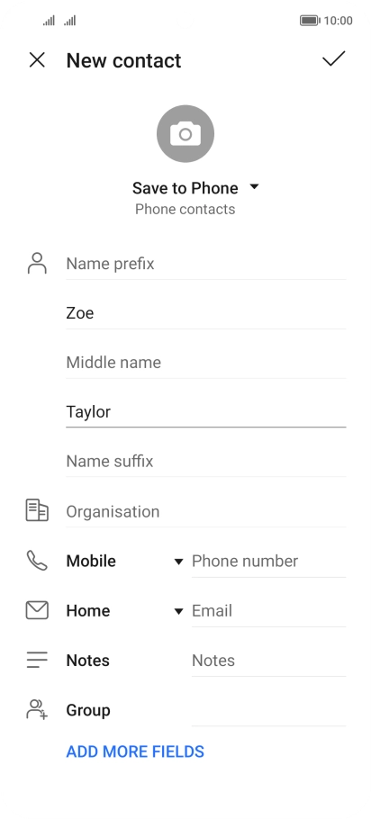 Press Phone number and key in the required phone number.
