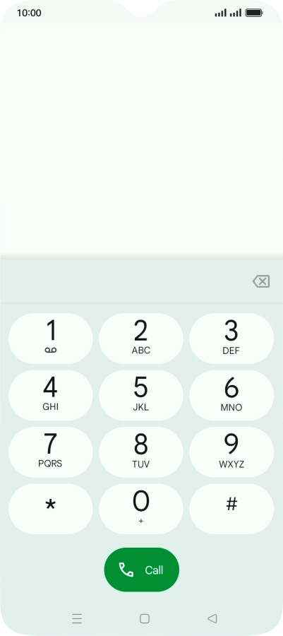 Press the Home key to return to the home screen.
