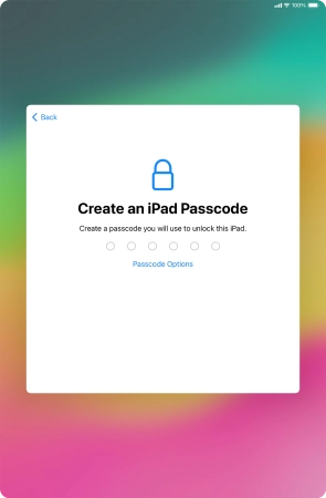 Press Passcode Options. Press Passcode Options.