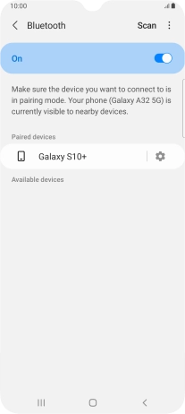 Press the Home key to return to the home screen.