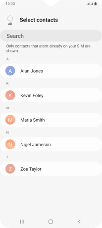 Press the field above 