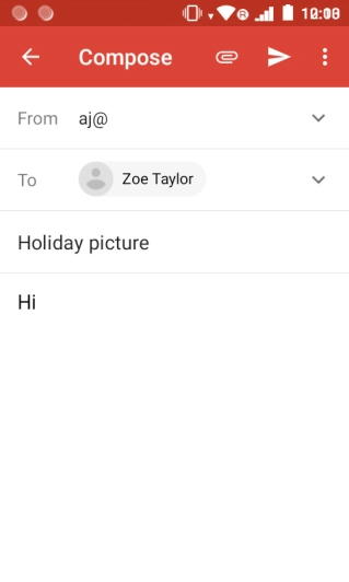 Write the required text and press the send icon. Write the required text and press the send icon.