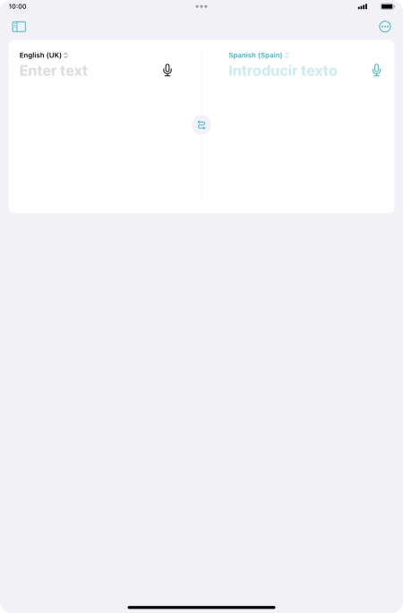Press the first drop down list.
