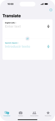 Press the first drop down list.