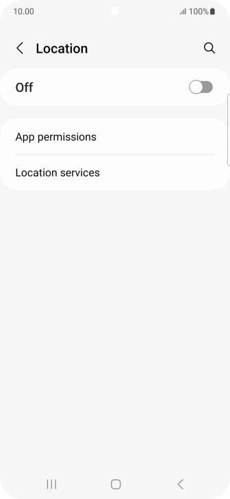 Press the indicator to turn the function on or off.