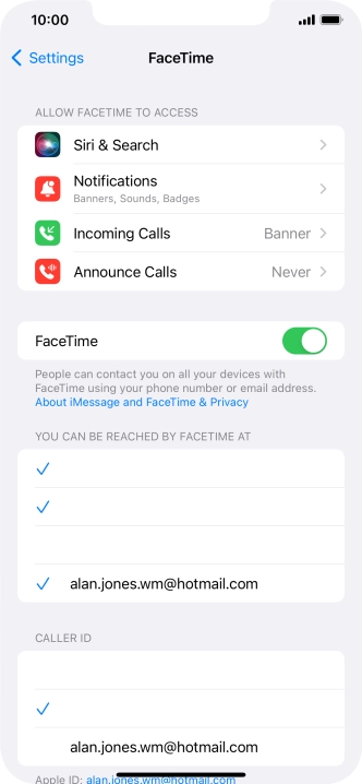 Press the indicator next to Press the indicator next to