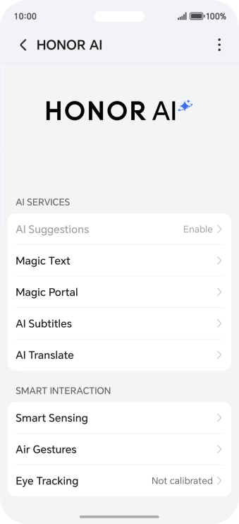 More examples of Honor AI usage are now displayed.