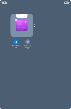 Press Smart Rotate to turn the function on or off.