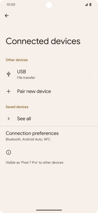 Press Pair new device. Press Pair new device.