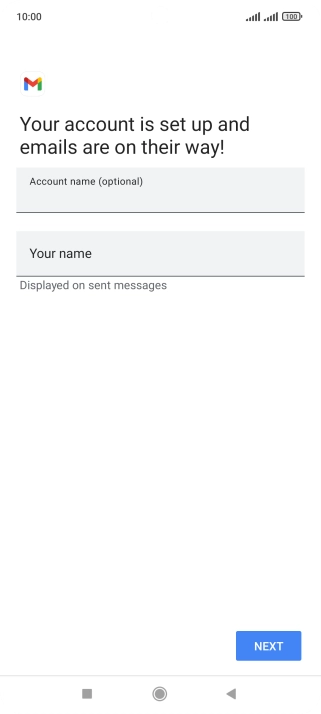 Press the field below 