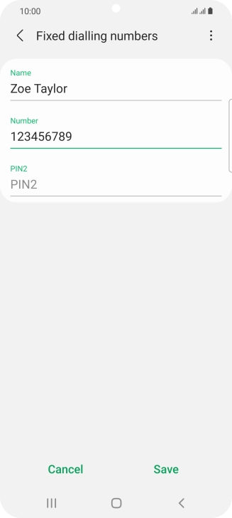 Press PIN2 and key in your PIN2. The default PIN2 is 1111. Press PIN2 and key in your PIN2. The default PIN2 is 1111.