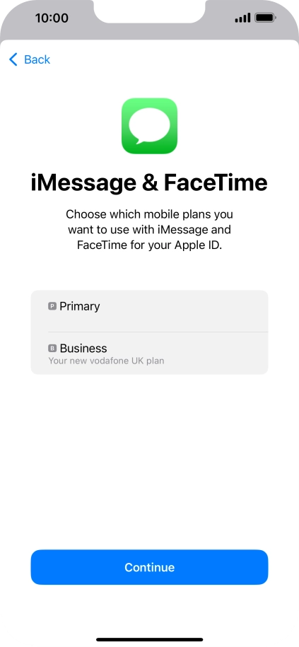 Press the required price plan.