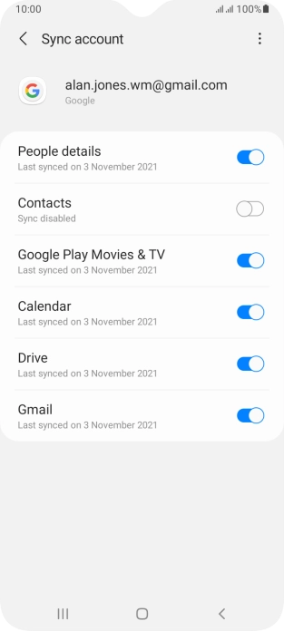 Press the indicator next to Press the indicator next to