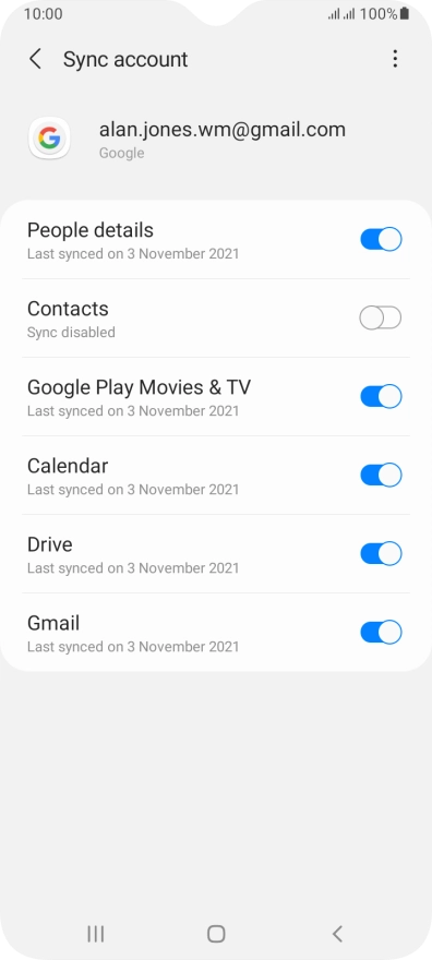Press the indicator next to Press the indicator next to