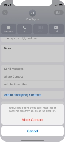 Press Block Contact.