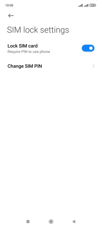 Press Change SIM PIN.