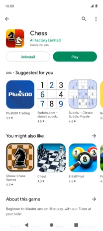 Press the Home key to return to the home screen.