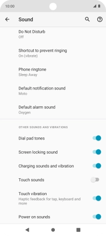 Press the Home key to return to the home screen.