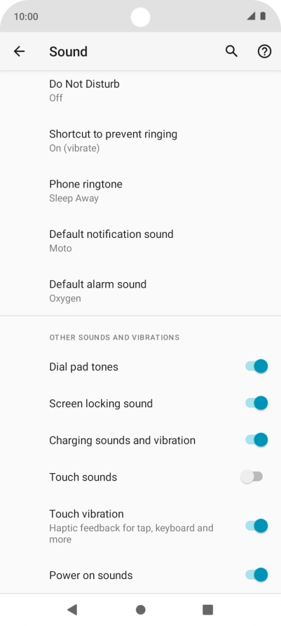 Press the Home key to return to the home screen.