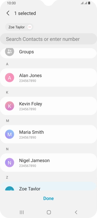 Press Done. Press Done.