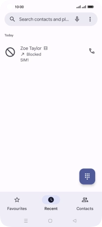 Press the Home key to return to the home screen.