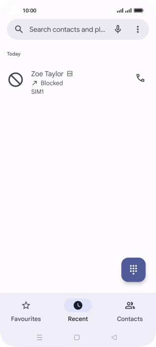 Press the Home key to return to the home screen.