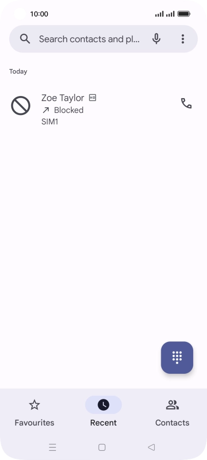 Press the Home key to return to the home screen.