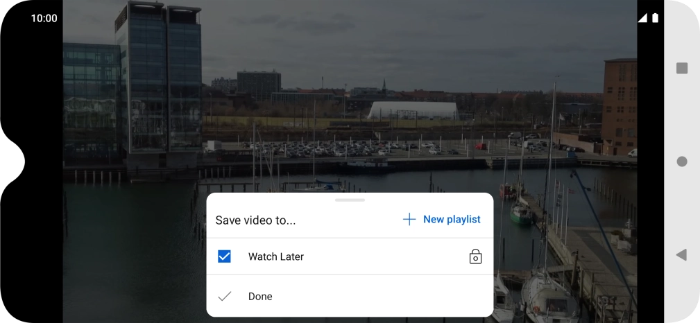Press the required playlist.