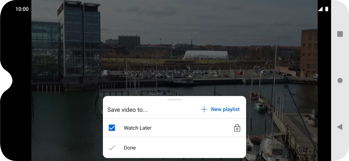 Press the required playlist.