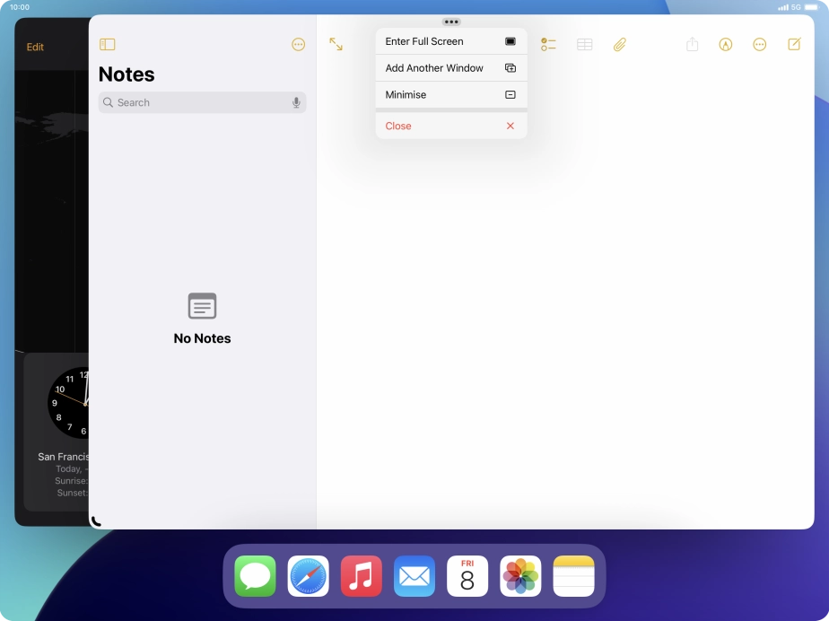Press Add Another Window.