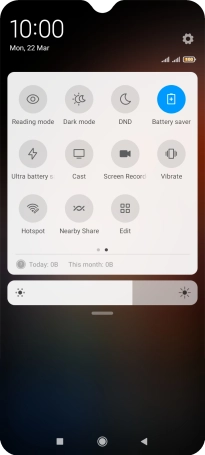 Press the Home key to return to the home screen.